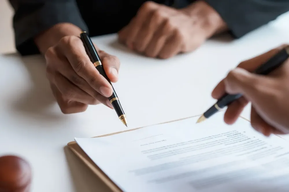 signature de contrat